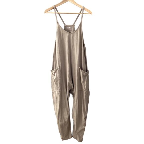 Free People Free Movement Hot Shot Onesie - Mocha Latte - Small - Picture 1 of 7